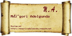 Mágori Adelgunda névjegykártya